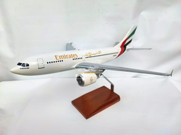 Model of A310-300 Emirates Airlines with detailed craftsmanship.